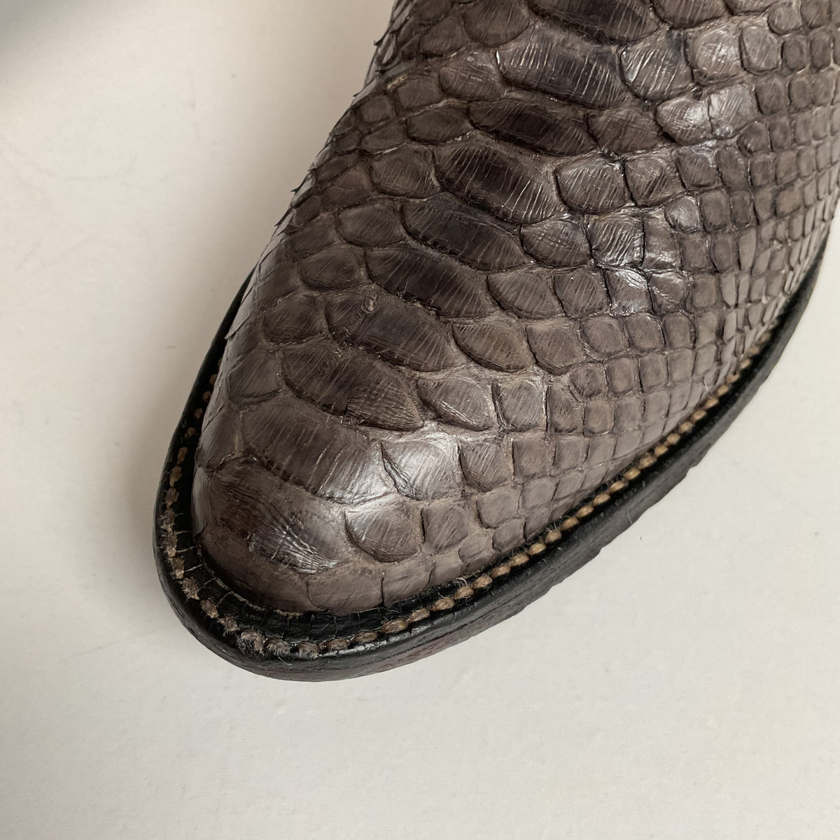 Vintage Tony Lama Gold Label Cowgirl Boots | Python | Men’s 4.5 | Women’s 5.5