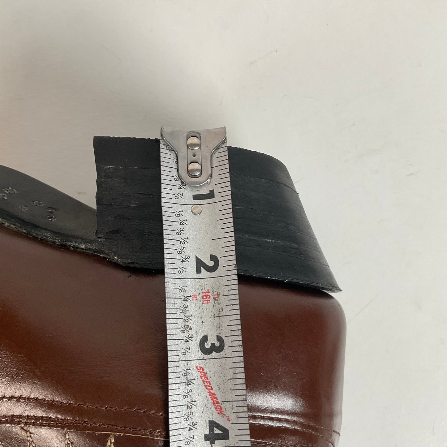 Vintage 1960s Cowtown Cowboy Boots 12 D Chocolate Brown