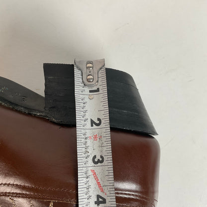 Vintage 1960s Cowtown Cowboy Boots 12 D Chocolate Brown