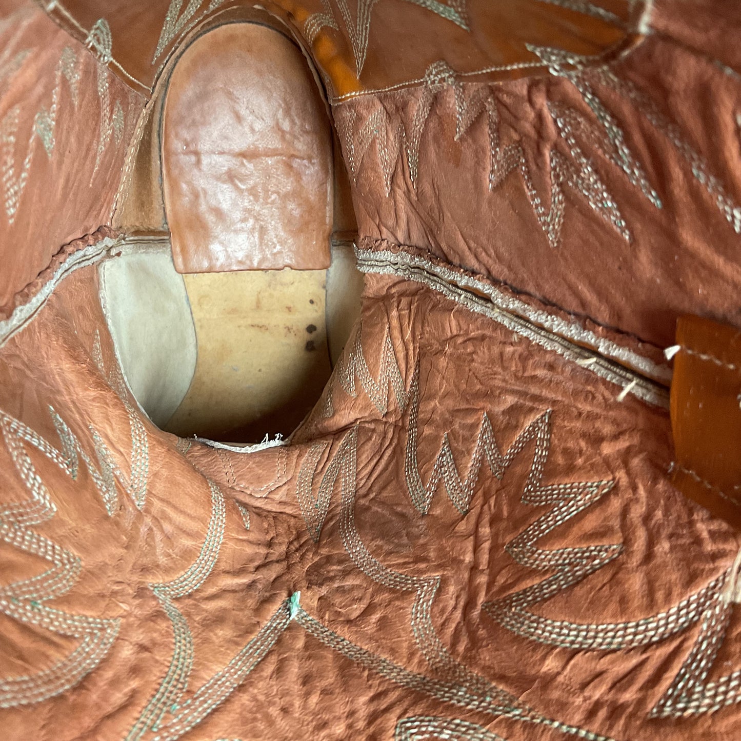 Vintage Justin Fort Worth Cowboy Boots | X Toe | 1960s-1970s | Men’s 9 D