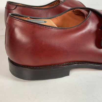 Allen Edmonds Garner Monk Strap Loafers 15 D USA Made Burnished Calf Skin