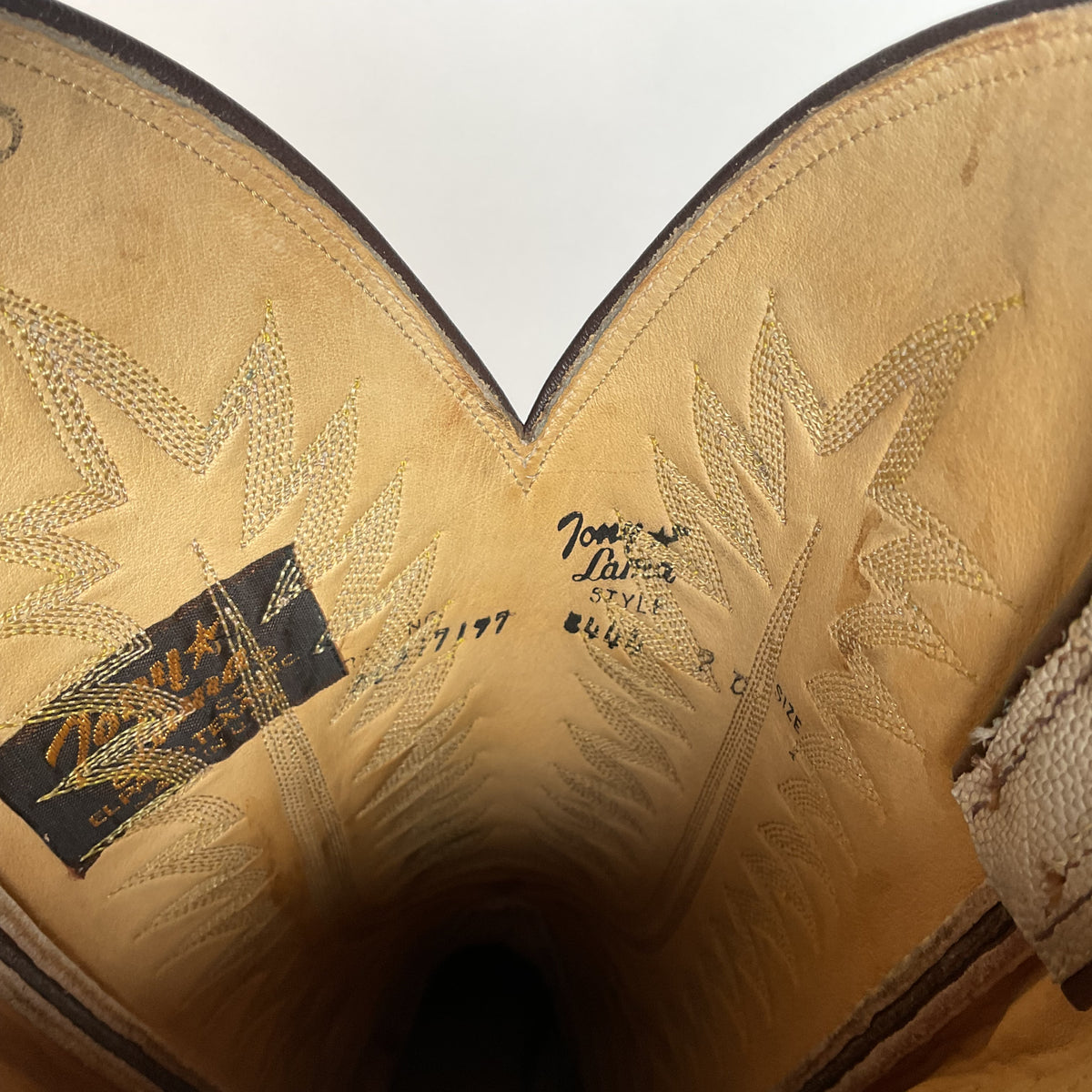 Vintage Tony Lama Elephant Cowboy Boots | Exotic | Gold Label | Men’s 9 D