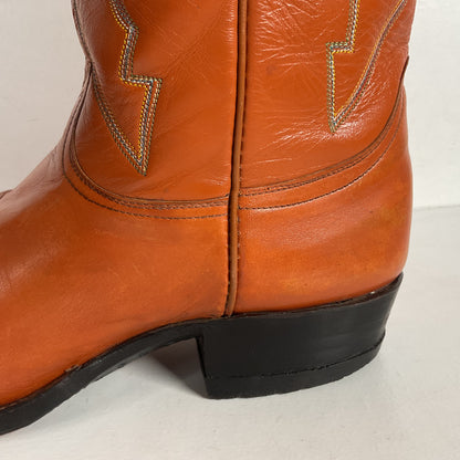 Vintage Tony Lama Cowboy Boots | X Toe | 1950s | Men’s 7.5 D