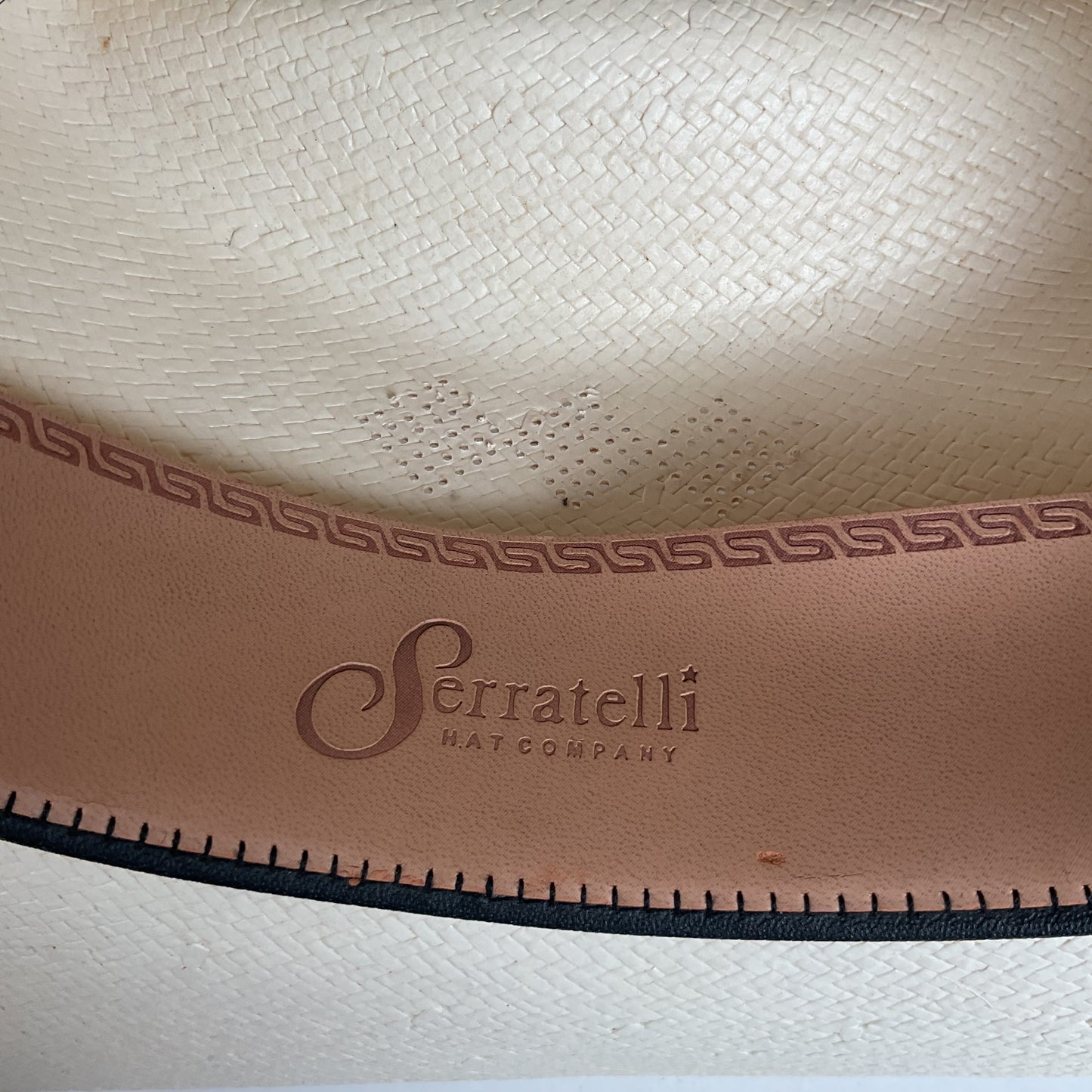 Serratelli Shantug Panama Straw Hat 7 1/4 XXXXXX Western Cowboy