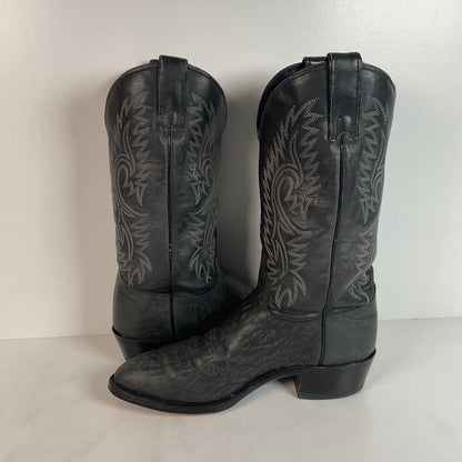 Vintage Texas Sueded Shoulder Cowboy Boots | USA Made | Men’s 8.5 D