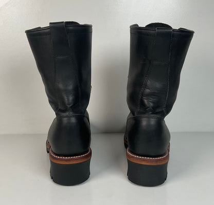 Vintage Chippewa Super Logger Boots | Soft Toe | USA Made | Men’s 9.5 D