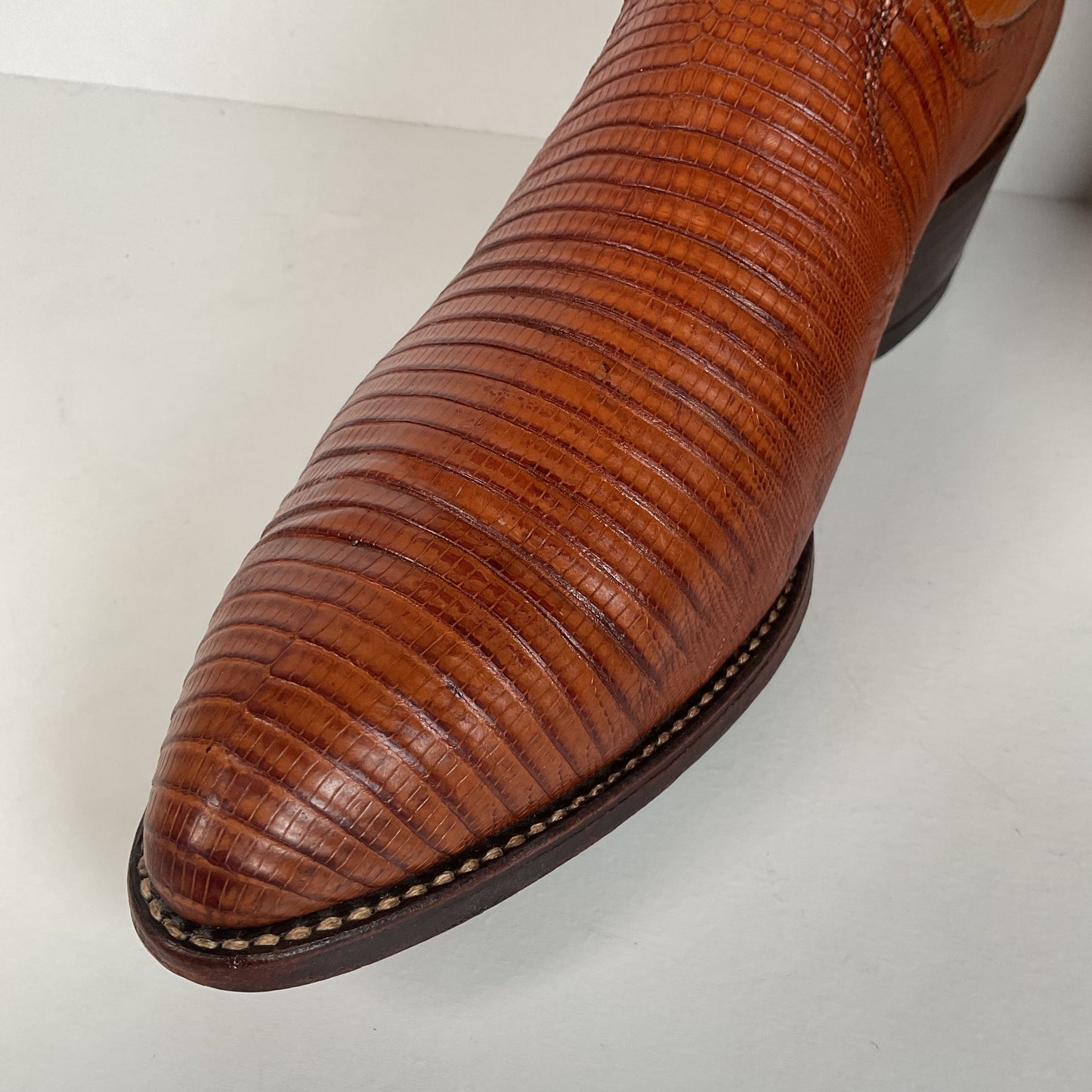 Vintage Dan Post Teju Lizard Cowboy Boots | USA Made | Men’s 10.5