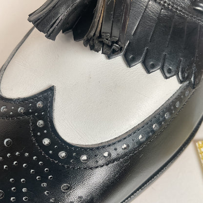 Vintage Footjoy Classics Kiltie Tassel Loafers 10.5 B USA Made Spectator Style