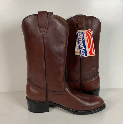Vintage Georgia Cowboy Work Boots | Thick Hide | USA Made | Men’s 9.5 M