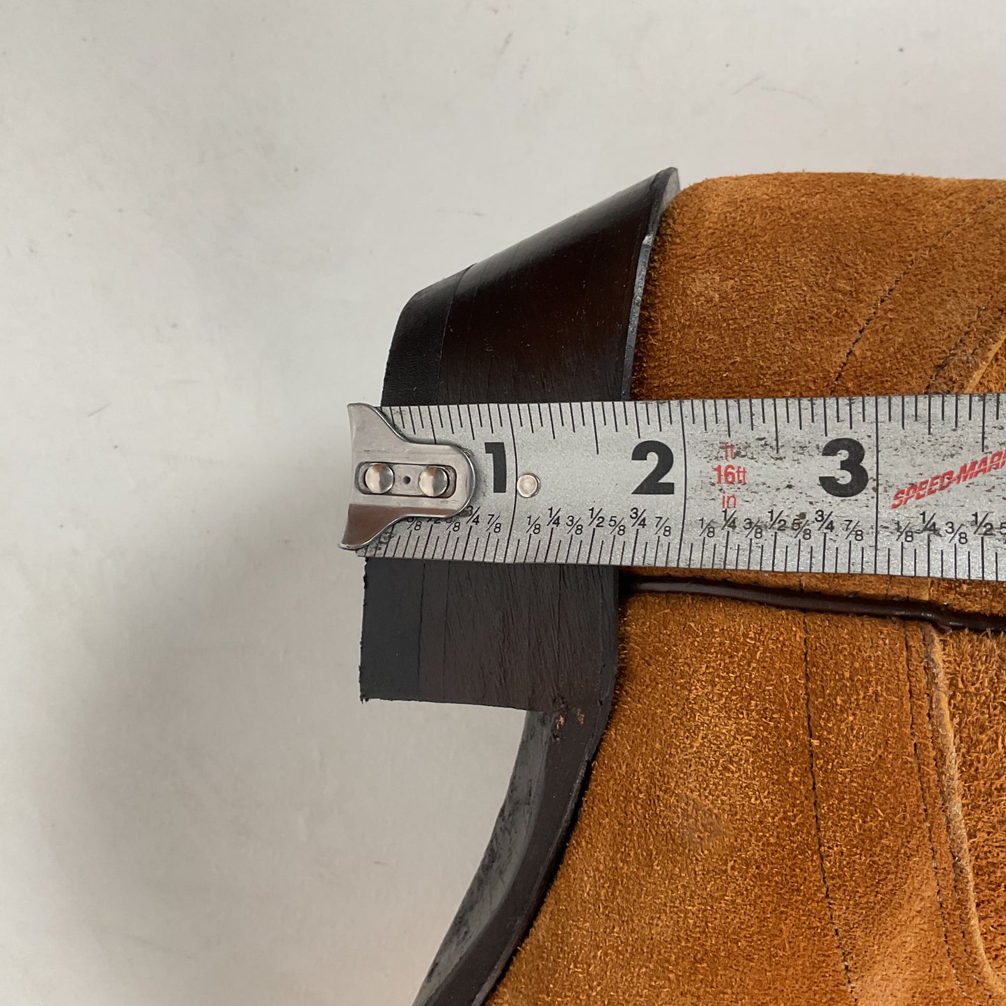 Olathe Full Rough Out Suede Cowboy Boots | USA Made | Men’s 9 B | Women’s 10