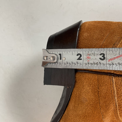 Olathe Full Rough Out Suede Cowboy Boots | USA Made | Men’s 9 B | Women’s 10