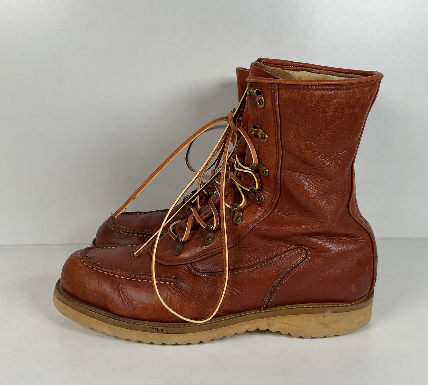 Vintage Montgomery Ward Powerhouse Boots | Moc Toe | Men’s 12 D