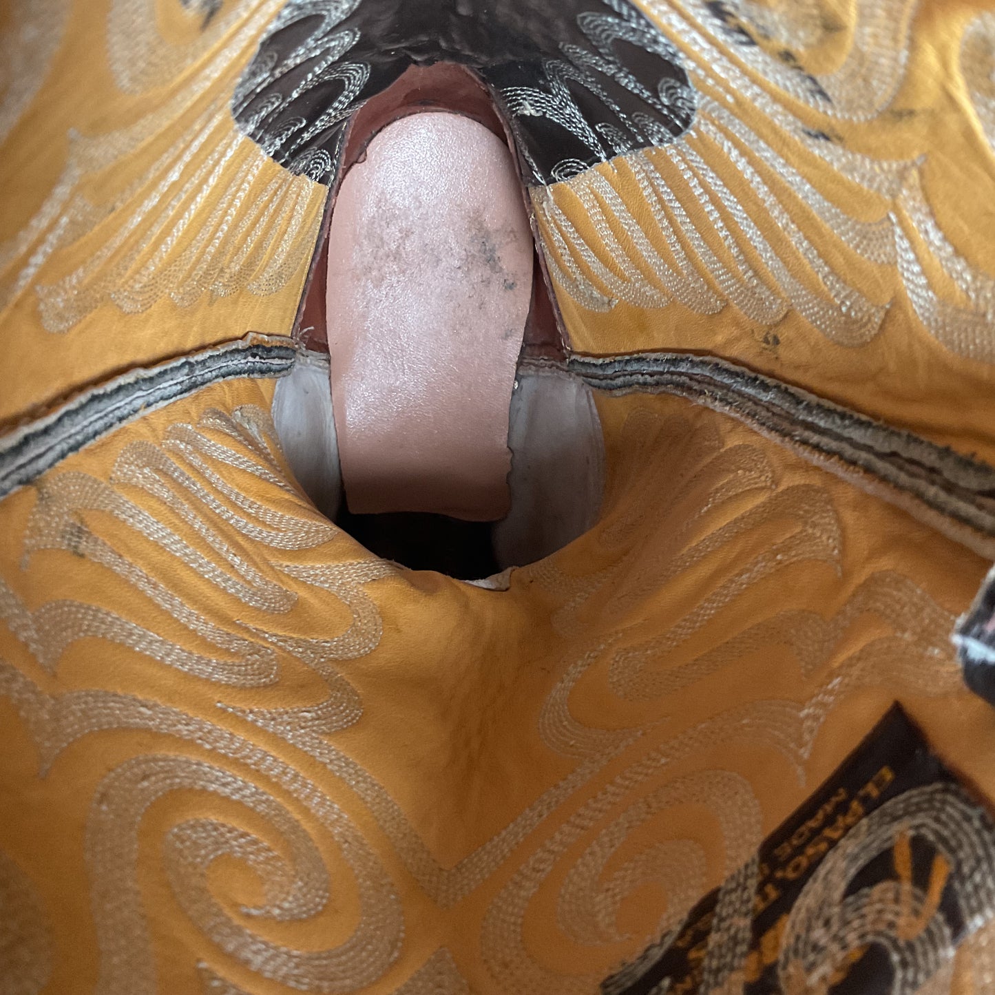 Vintage Tony Lama Python Snakeskin Cowboy Boots | Gold Label | Men’s 7.5 D