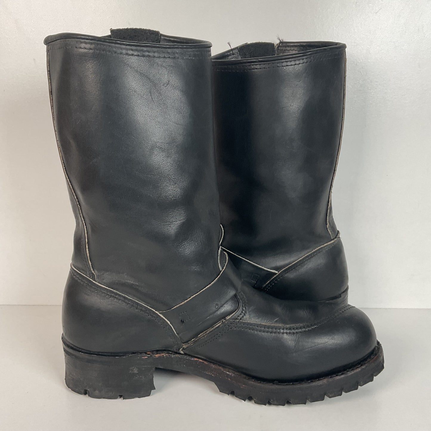 Vintage Carolina X Harley Davidson Engineer Harness Boots 9 R Steel Toe