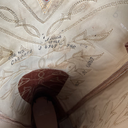 Tony Lama Teju Lizard Cowgirl Boots — Gold Label —  Men’s 7.5 C | Women’s 8.5