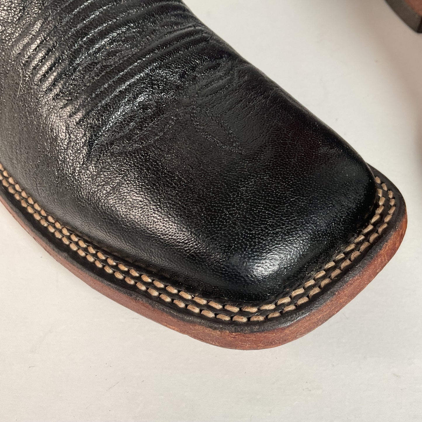 Justin Bent Rail Wildebeest Cowboy Boots | Exotic | USA Made | 10.5 D