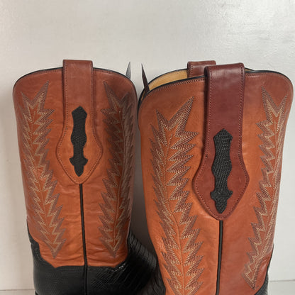 J. B. Hill Custom Cowgirl Boots | Teju Lizard | Style 12 | Women’s 6