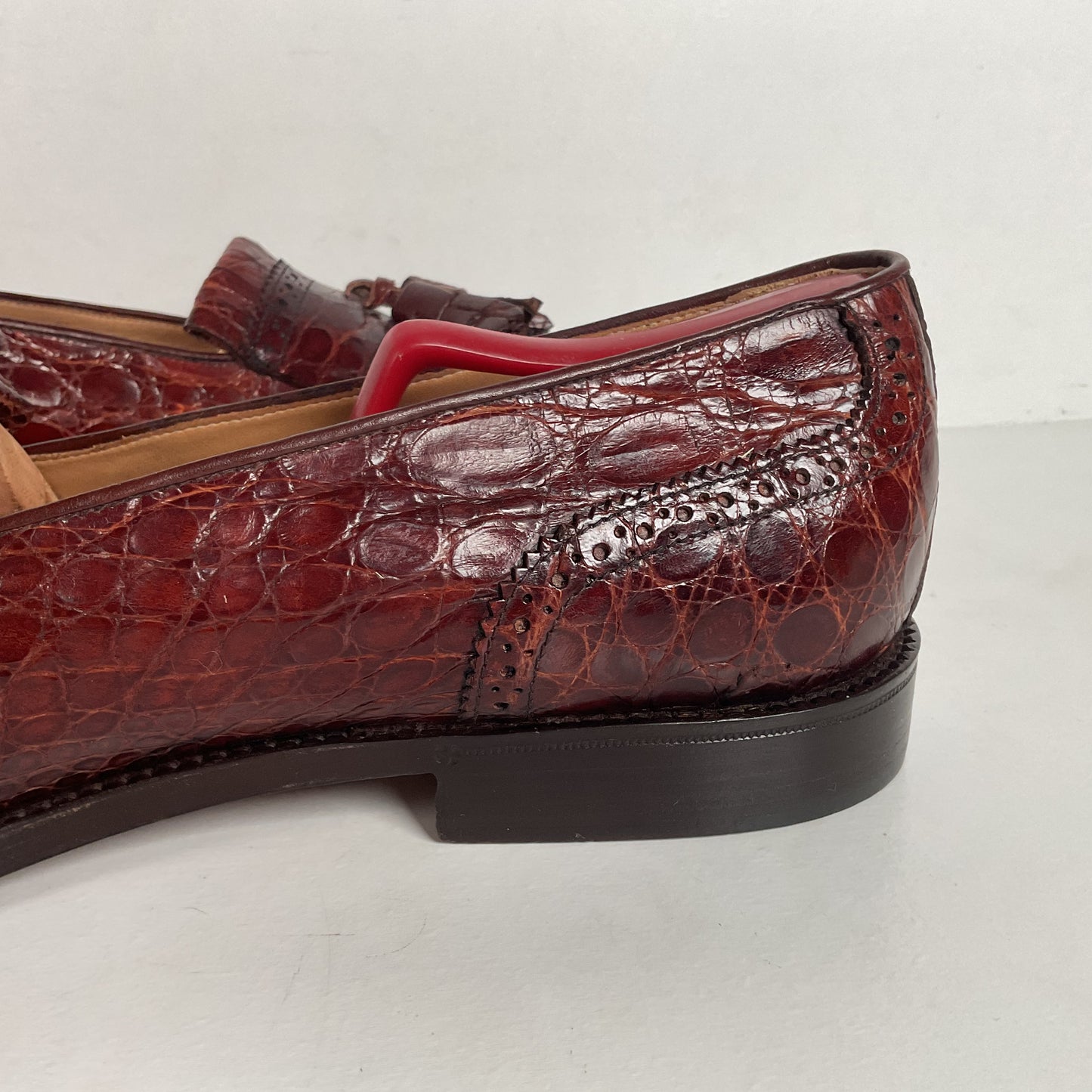 Vintage Foster Rainey Tassel Loafers | Full Crocodile | Exotic | Men’s 12