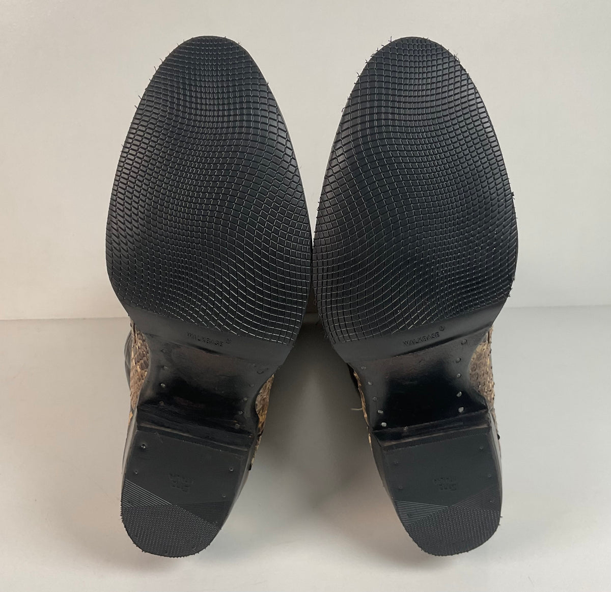 Cowtown Python Snakeskin Cowboy Boots | Front Cut | USA Made | Men’s 9.5 D