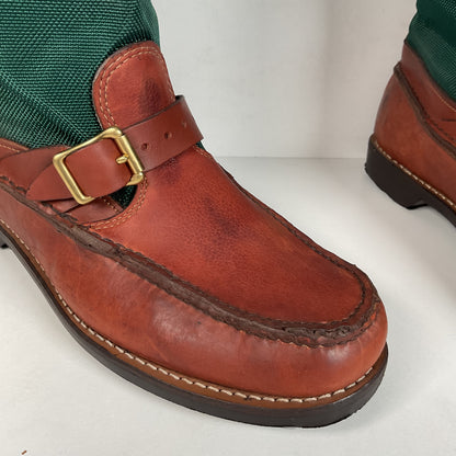 Vintage Gokey Botte Sauvage Snake Boots | Green Canvas | Men’s 13.5 D