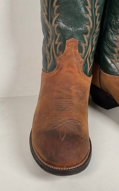 Vintage Tony Lama Bay Apache Buckaroo Boots | USA Made | 1990s | Men’s 10.5 D