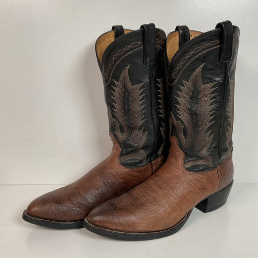 Tony Lama Goat Shoulder Cowboy Boots 14.5 A Hybrid Sole USA Made