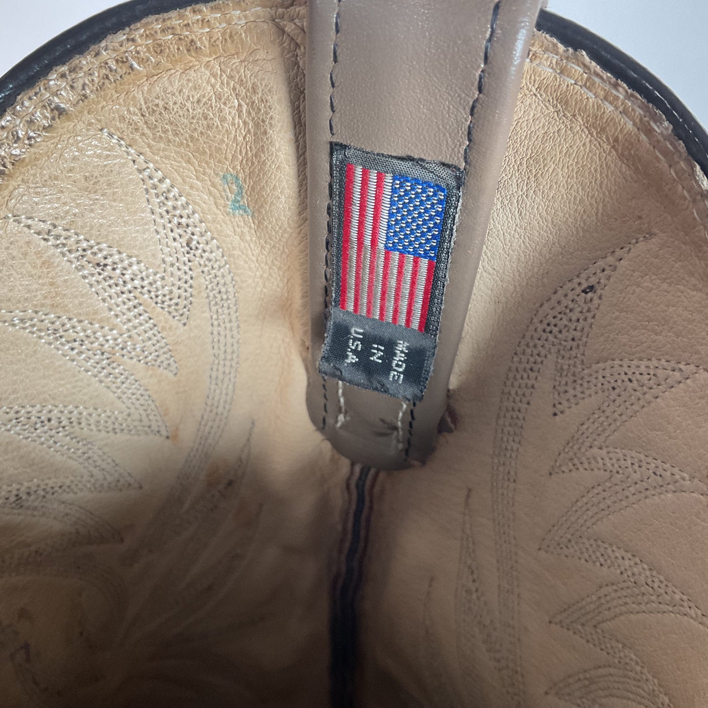 Dan Post Front Cut Python Cowboy Boots 9 D Snakeskin USA Made Recrafted