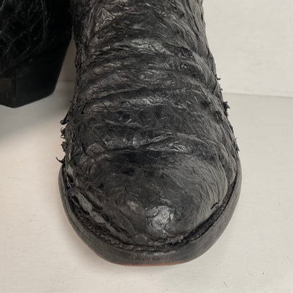 Vintage Olathe Sea Bass Cowboy Boots | Exotic | Distressed | Men’s 13 EE