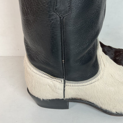Dan Post Pony Hair On Cowhide Cowgirl Boots 7.5 M