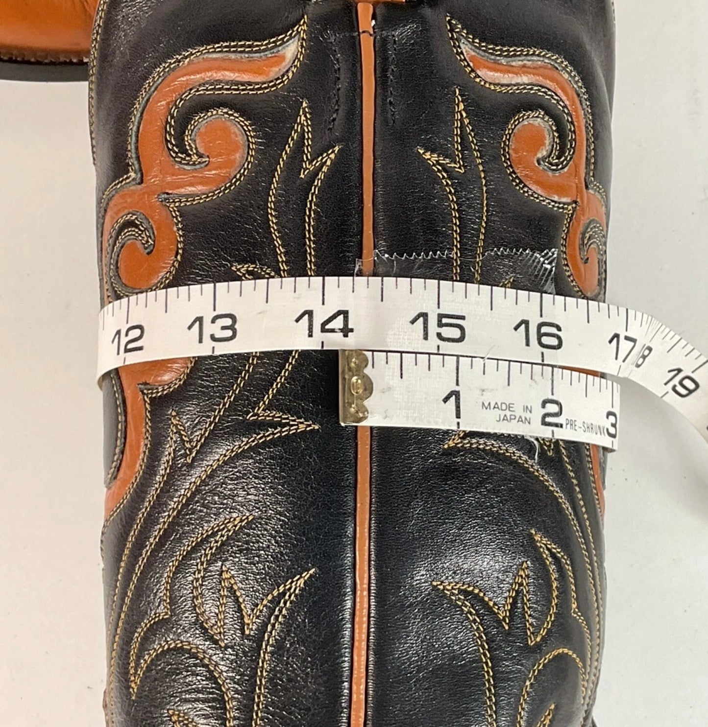 Vintage Tony Lama Longhorn Cowboy Boots | ￼Gold Label | Men’s 8.5 | Women’s 10