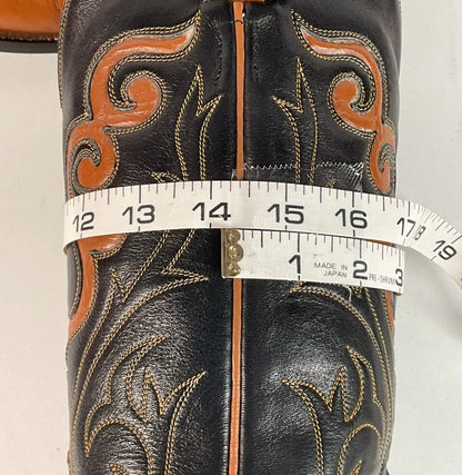 Vintage Tony Lama Longhorn Cowboy Boots | ￼Gold Label | Men’s 8.5 | Women’s 10