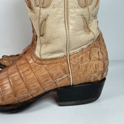 Cuadra Butterfly Cowgirl Boots | Caiman Tail | Tooled Inlays | Women’s 6.5
