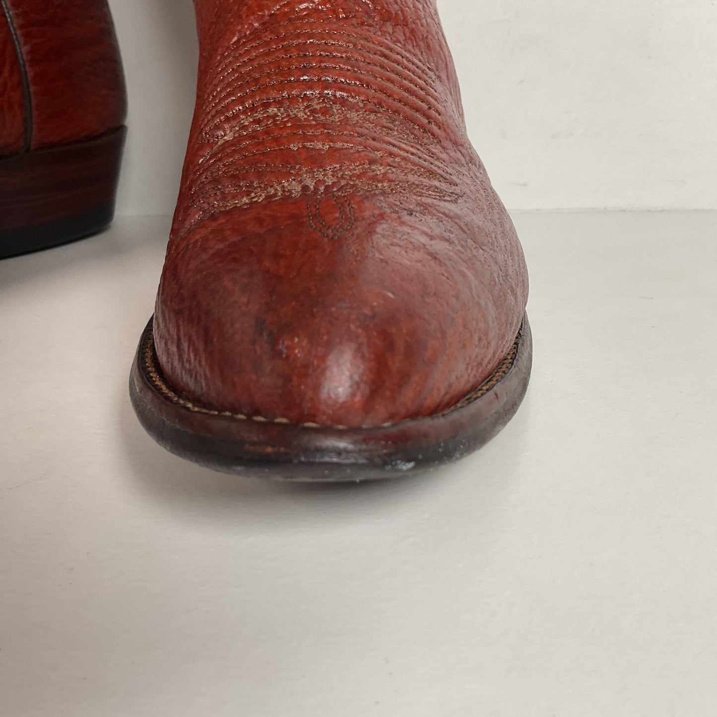 Vintage J. Chisholm Shark Skin Cowboy Boots | USA Made | Exotic | Men’s 10 D