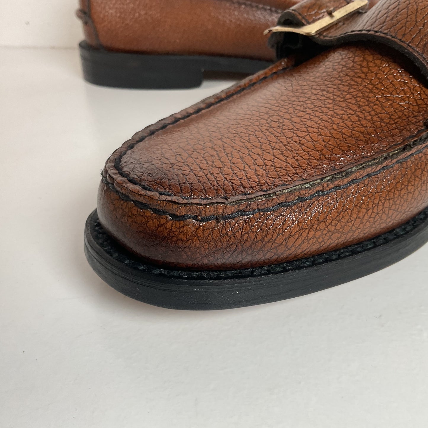 Weyenberg Hand Sewn Moccasin Loafer | Monk Strap Buckle | Narrow | Men’s 9 B
