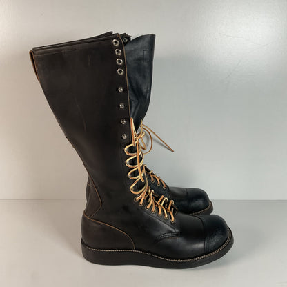 Vintage Chippewa Linesman Boots | 60s Era | USA Made | 10 E