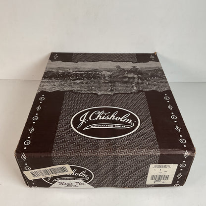 Vintage J. Chisholm Bullhide Cowboy Boots 9 D USA Made Original Box