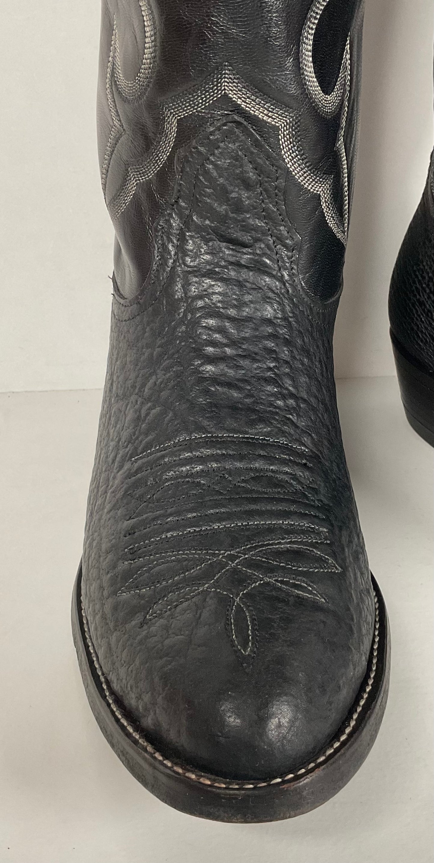 Nocona Bullhide Cowboy Boots | USA Made | Black | Men’s 8.5 EE