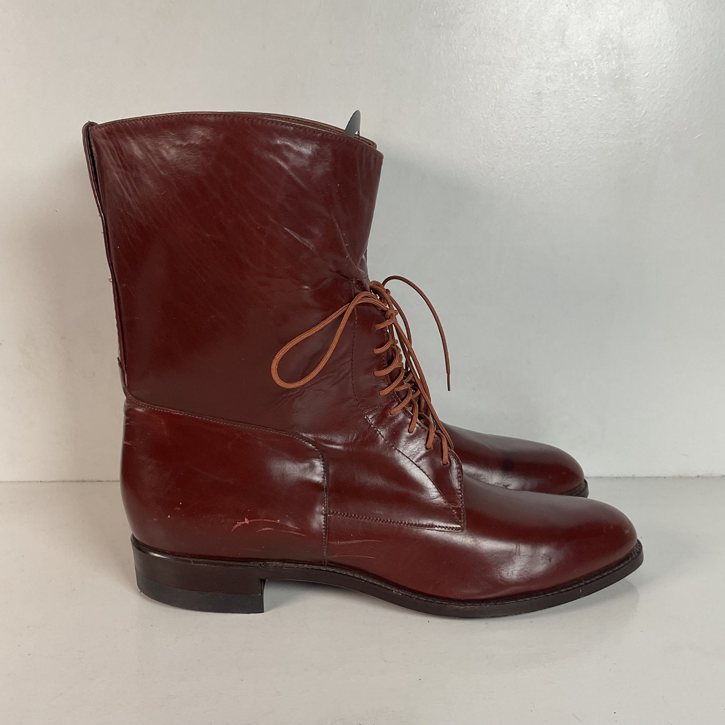 Vintage Justin Jodhpur Lace-Up Boots | Military Style | USA Made | Men’s 12 B