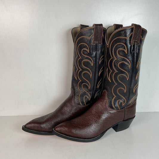 Vintage 1960s Exotic Hyer Cowboy Boots Men’s 11 A (Narrow) Deadstock