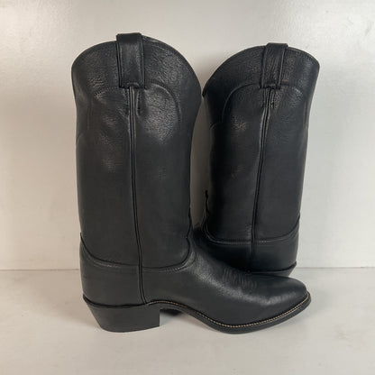 Vintage Justin European Elk Cowboy Boots | USA Made | 11 EE