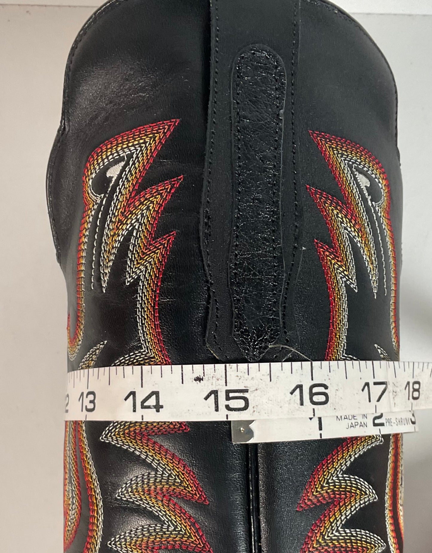 R. Watson Smooth Ostrich Cowboy Boots | Exotic | Black | Men’s 9 D