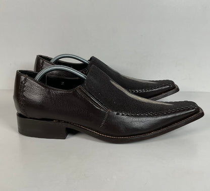 Stingray Mule Clogs | Western | Exotic | Dark Brown | Men’s 9