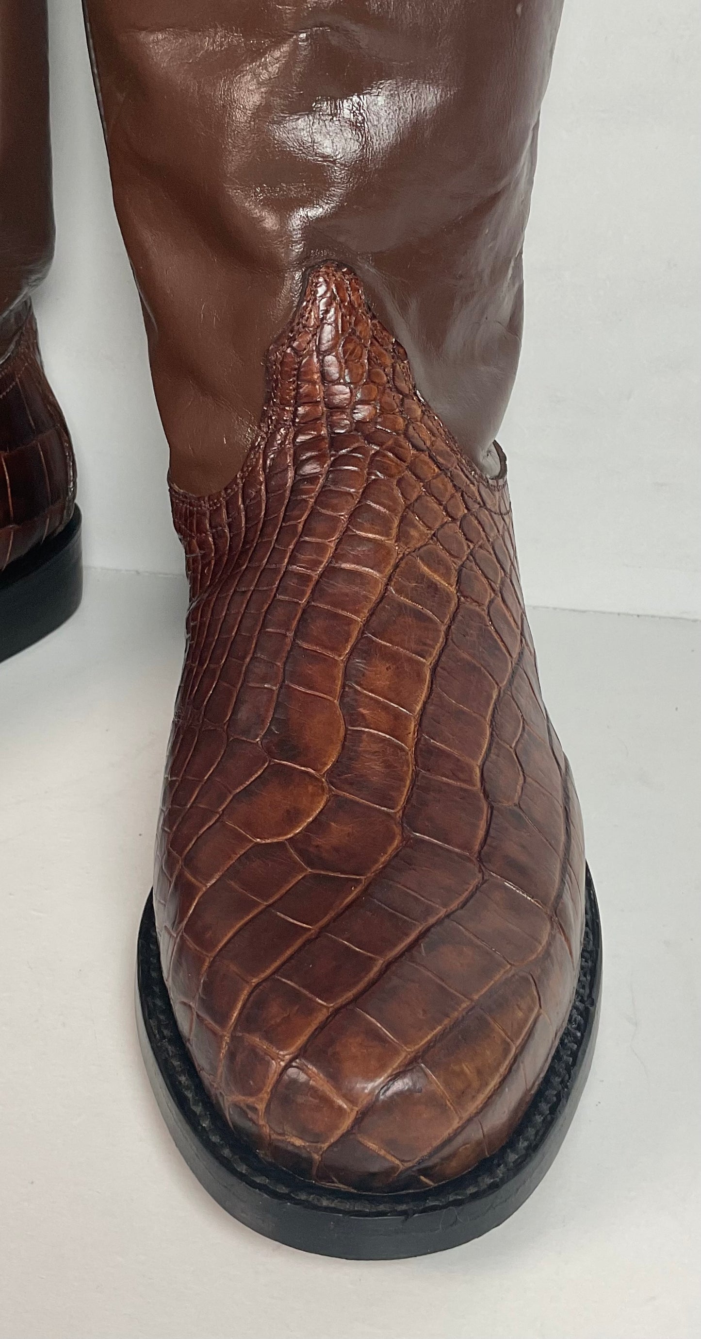 Vintage Alligator Skin Roper Boots 8.5 Custom Western Wear