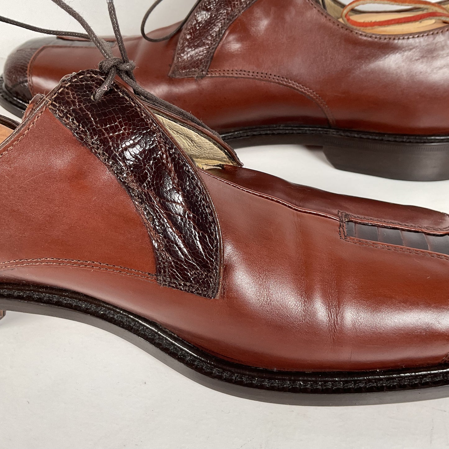 Belvedere Ostrich Leg Derby Shoes | Exotic | Men’s 10 M