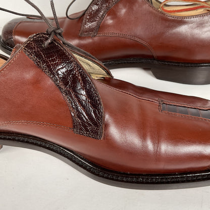 Belvedere Ostrich Leg Derby Shoes | Exotic | Men’s 10 M