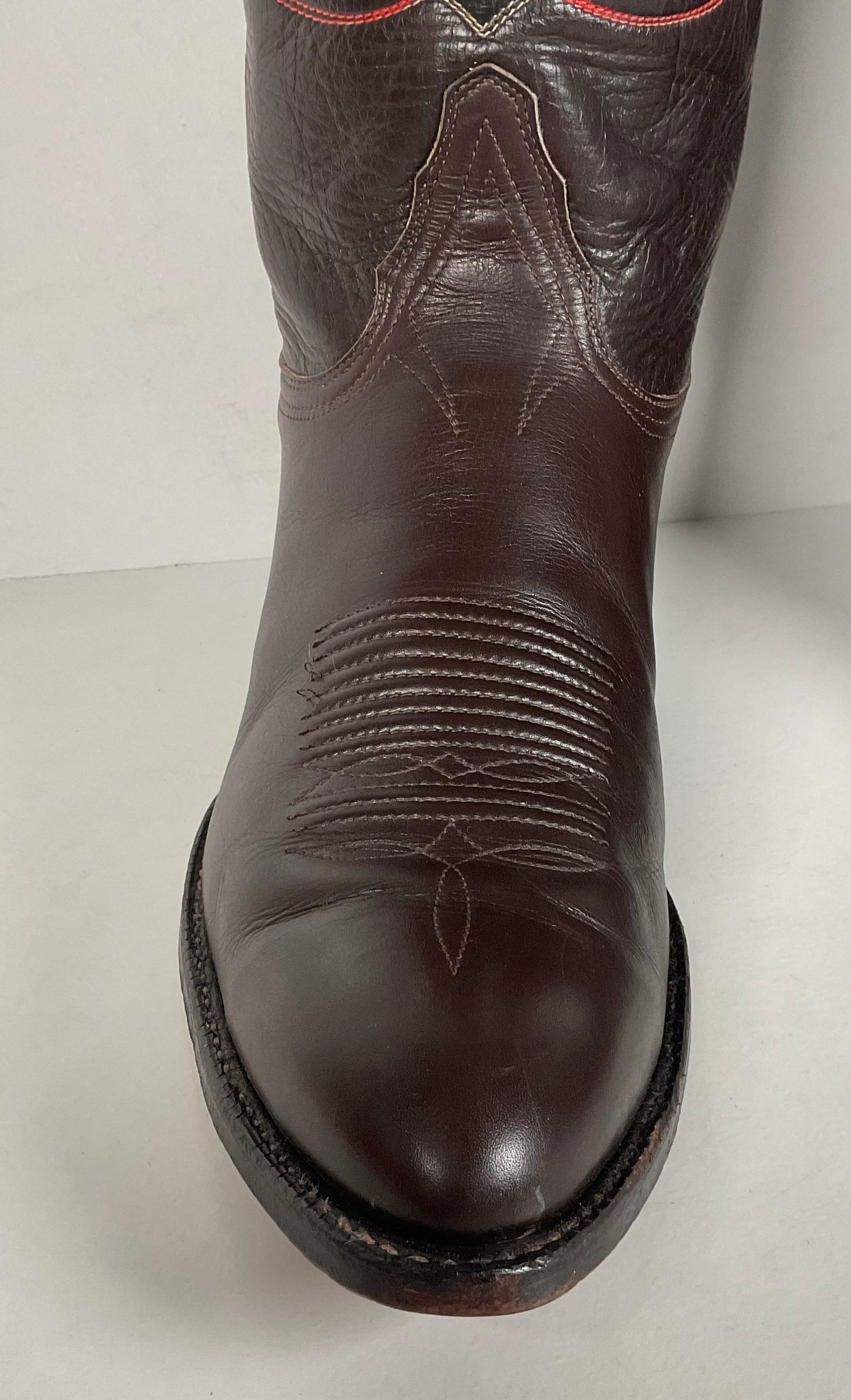 Vintage Tony Lama Buffalo Calf Cowboy Boots | 1960s-1970s | Narrow | Men’s 11 B