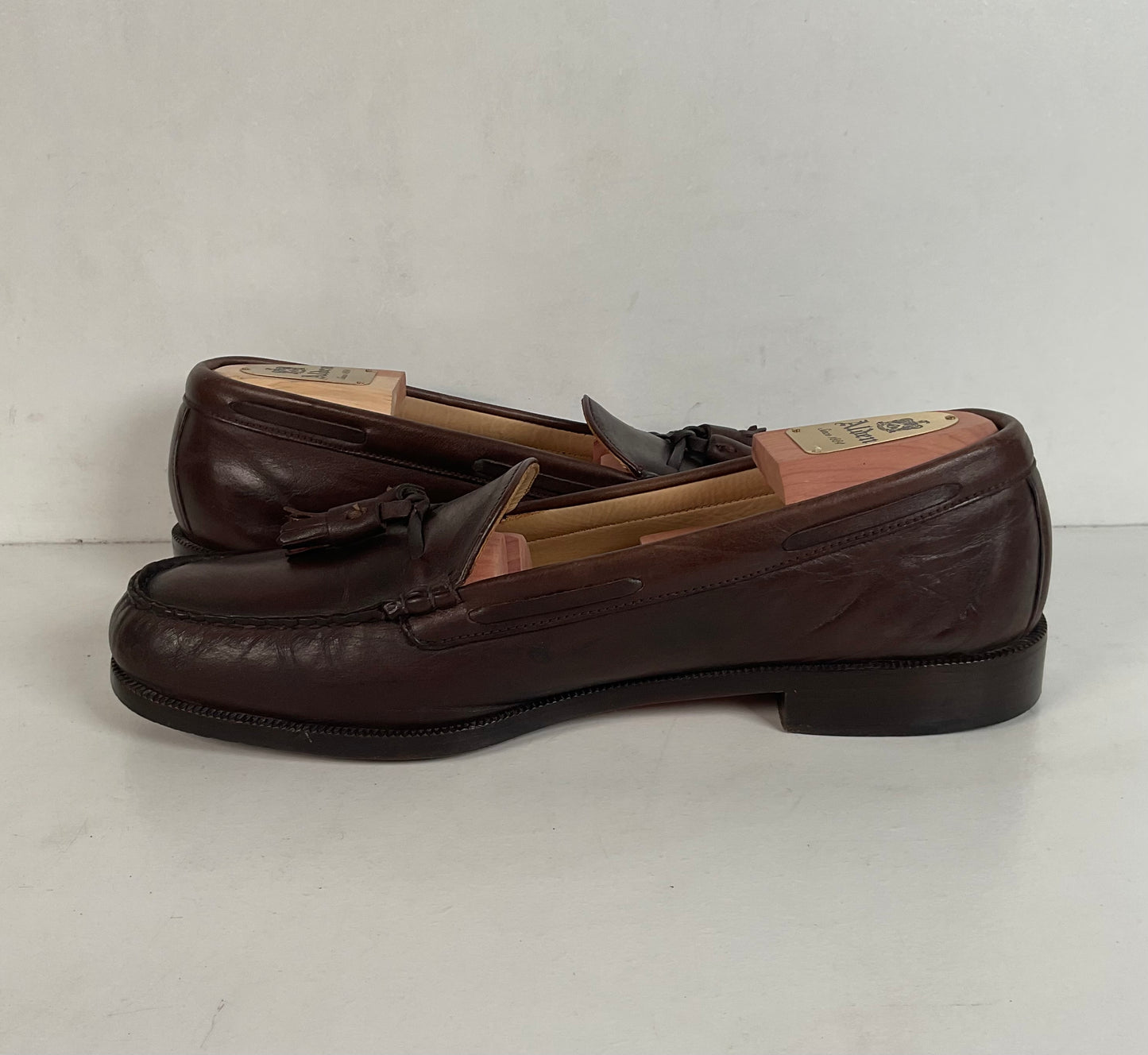 Alden Moccasin Tassel Loafer 10 D Cigar Brown