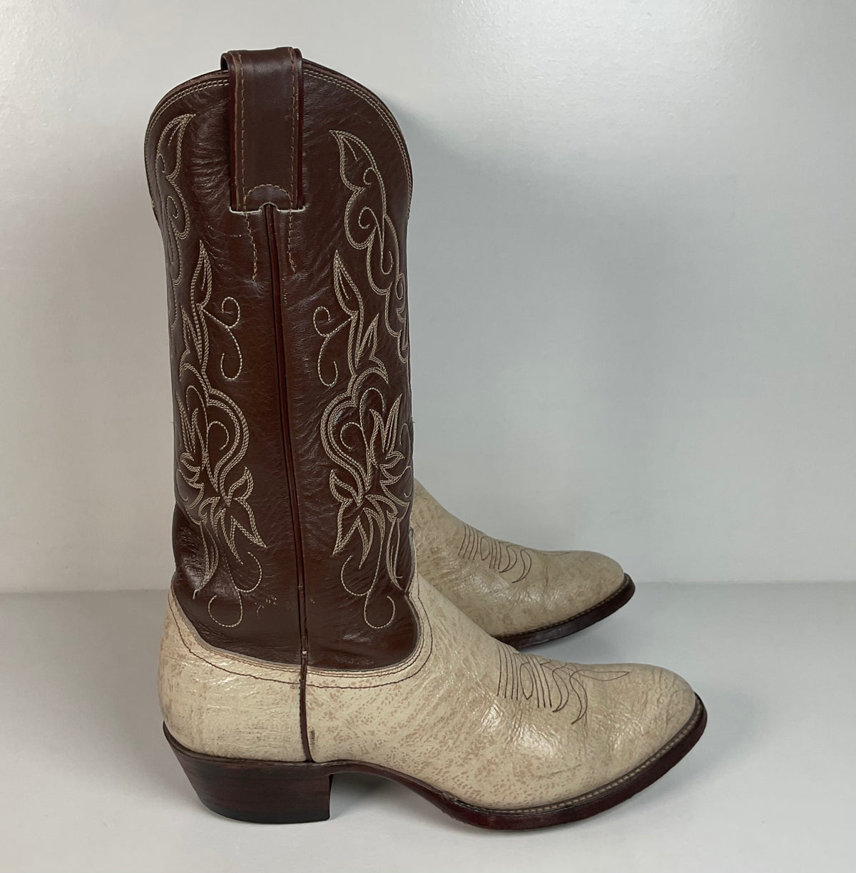 Vintage Justin Exotic Antelope Cowboy Boots | USA Made | Men’s 8 D