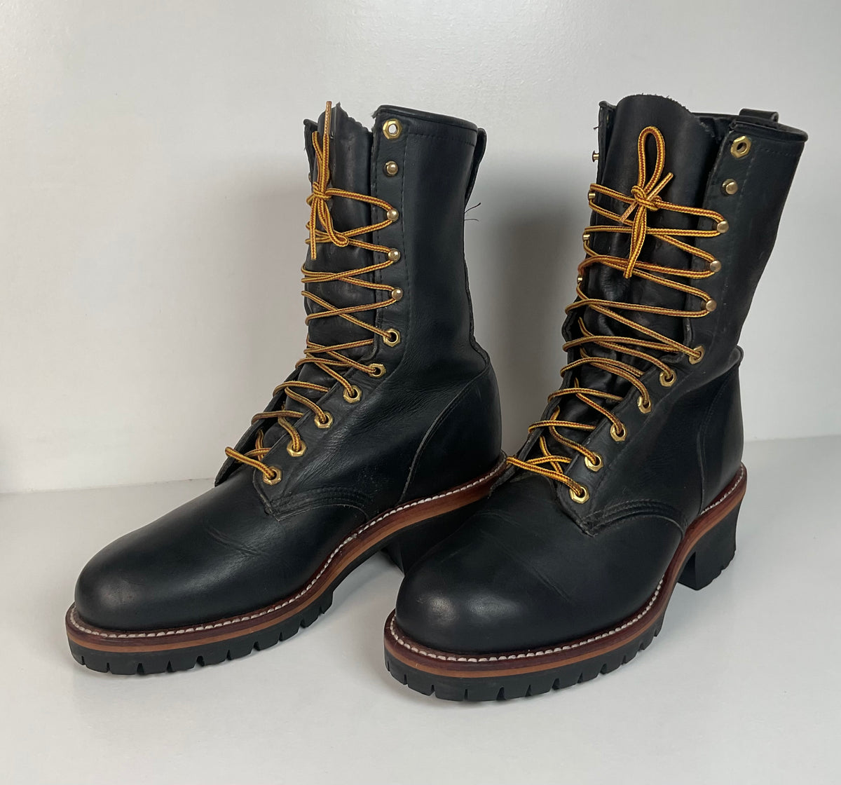 Vintage Chippewa Super Logger Boots | Soft Toe | USA Made | Men’s 9.5 D