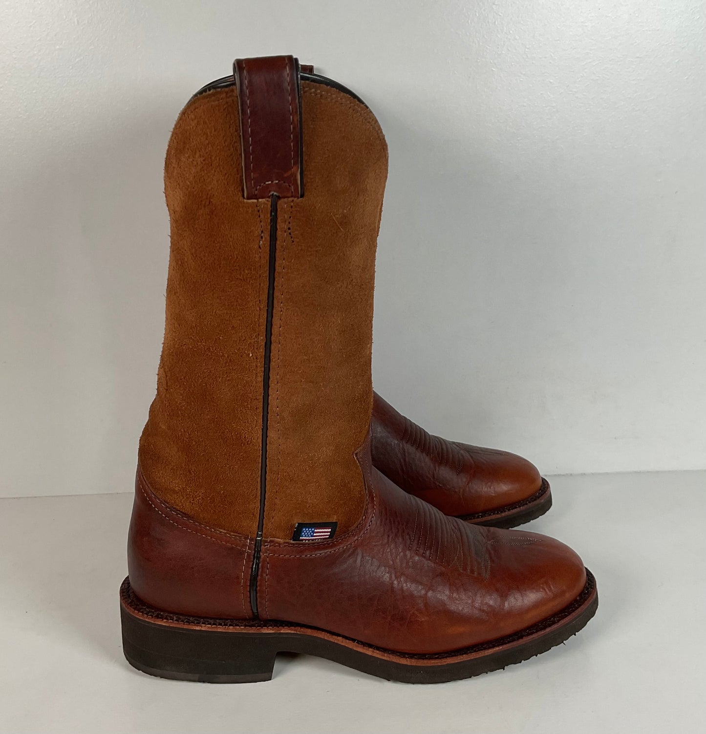Chippewa Cowboy Boots | USA Made | Soft Toe | Men’s 9 D